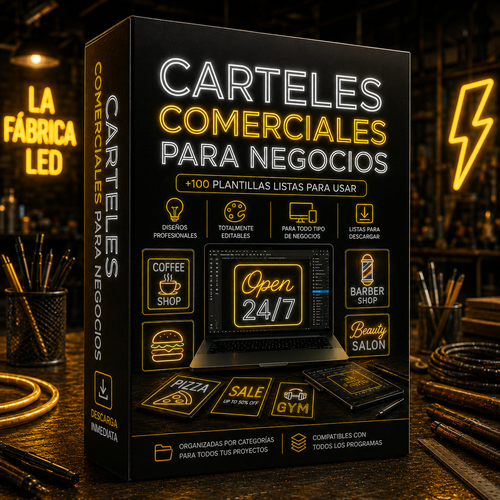 🏦 Carteles Comerciales para Negocios